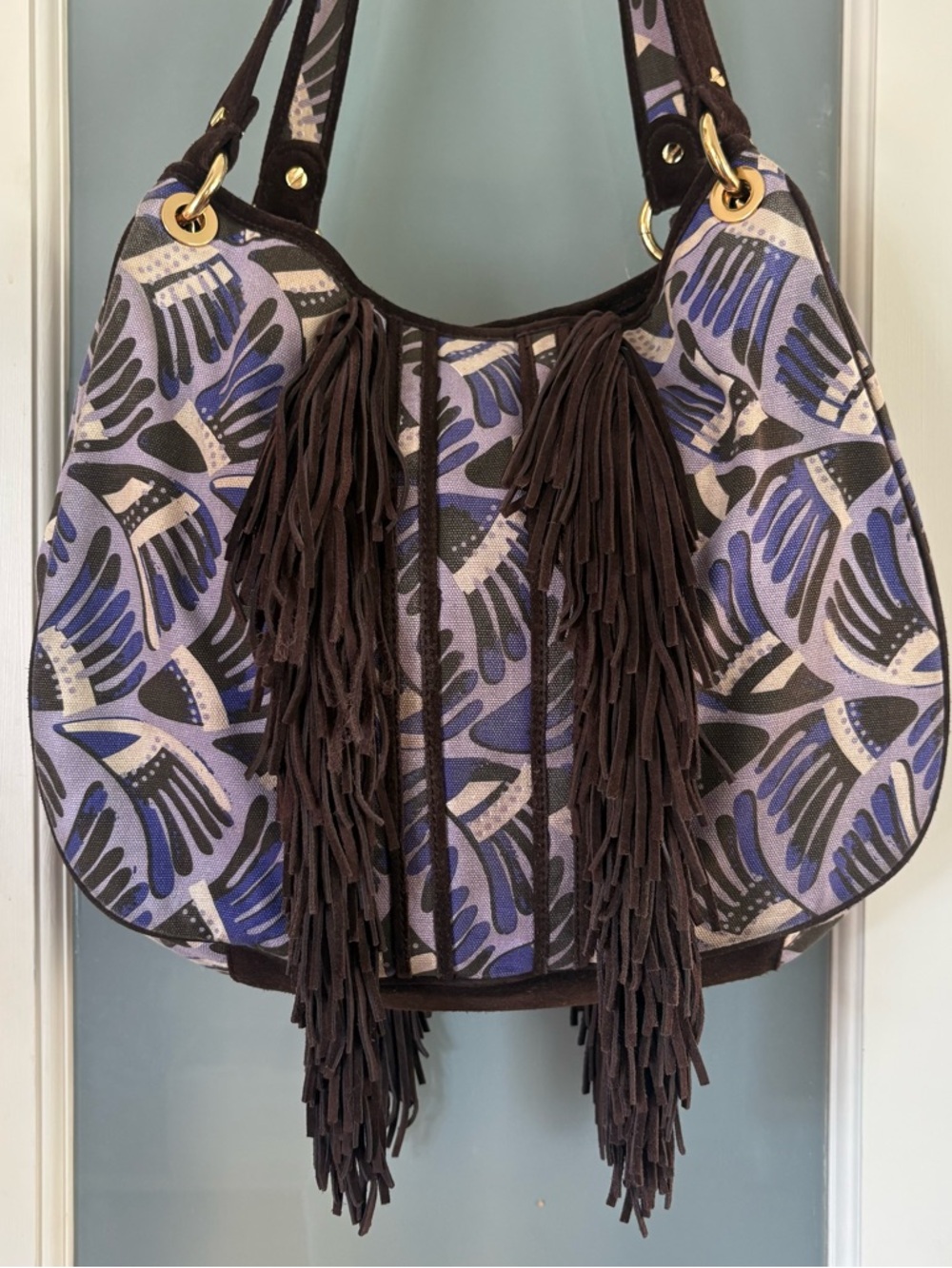 Tory Burch Sawla Hobo Fringe Bag - Picture 4 of 6